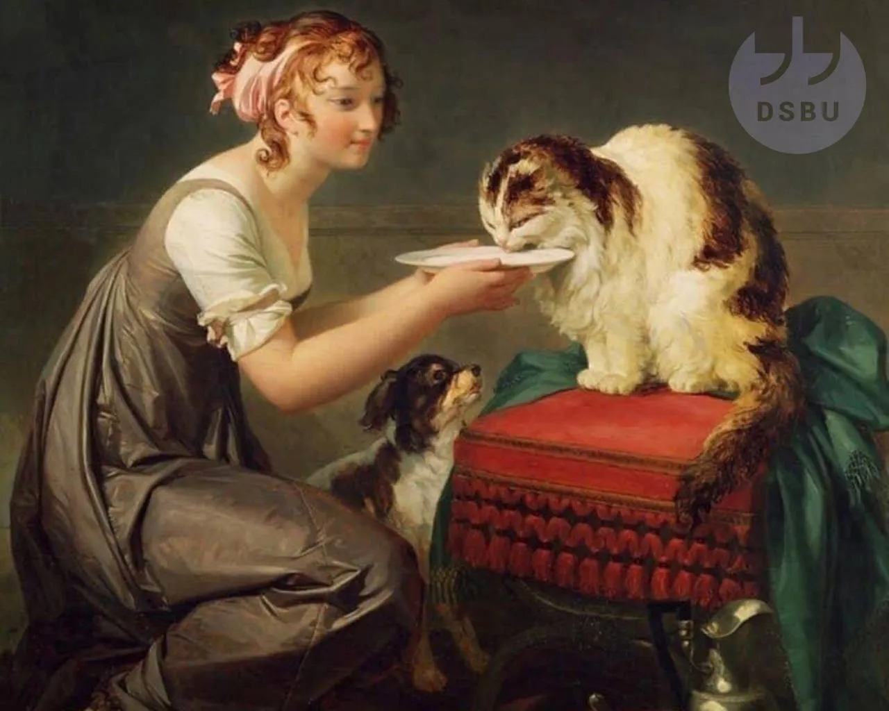 Маргерит Жерар, 'Кошачии обед'