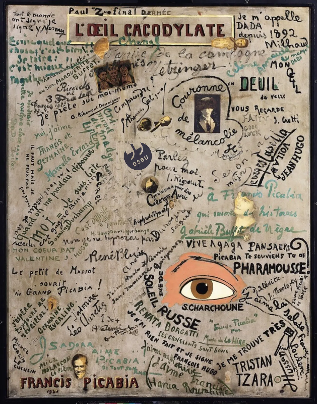 Иллюстрация: Франсис Пикабиа, “Какодилатное око”, 1921