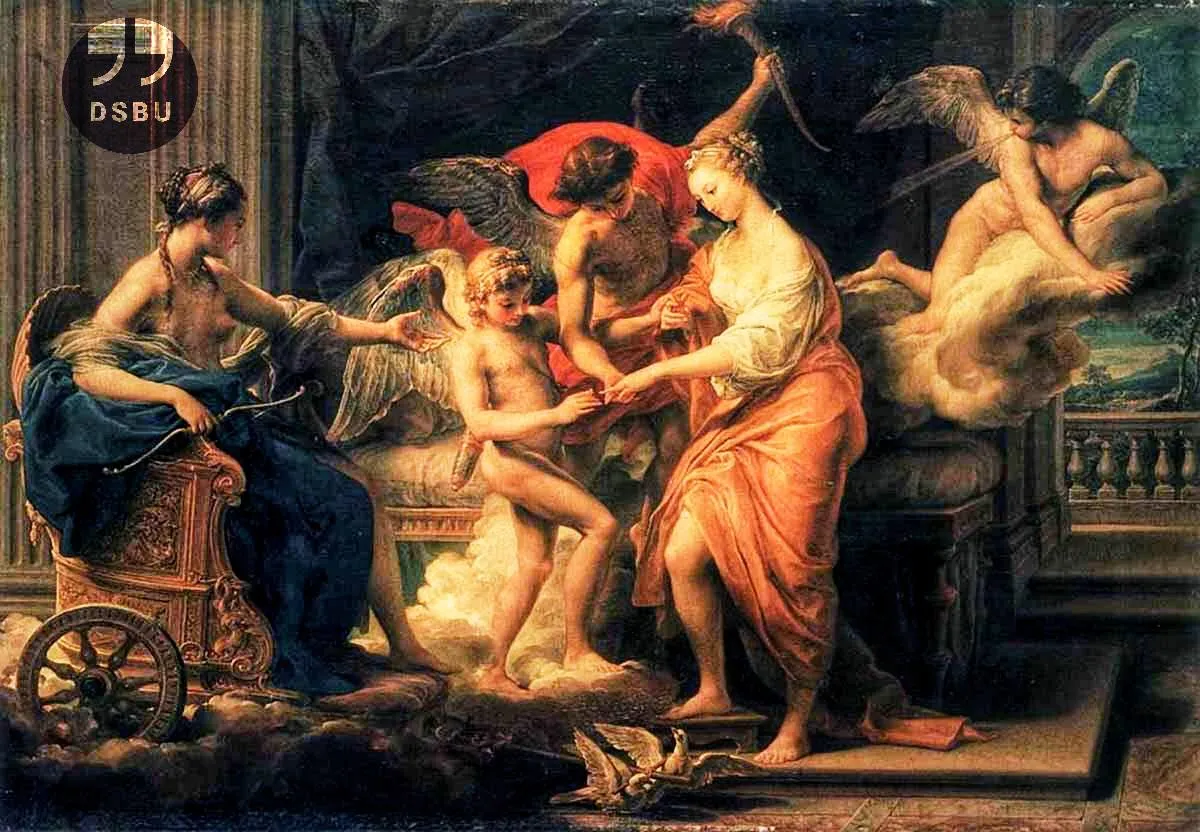 Помпео Джироламо Батони, Брак Амура и Психеи, 1756