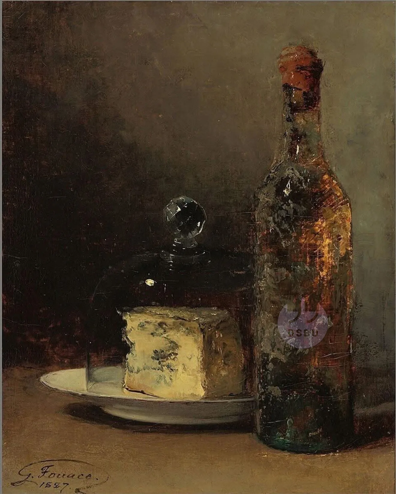 Иллюстрация: Гийом Фуас, 'Натюрморт', 1887 г.