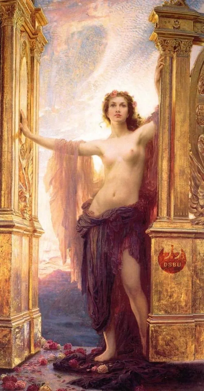 Иллюстрация: Герберт Джеимс Дреипер, 'Аврора открывает врата зари', 1900