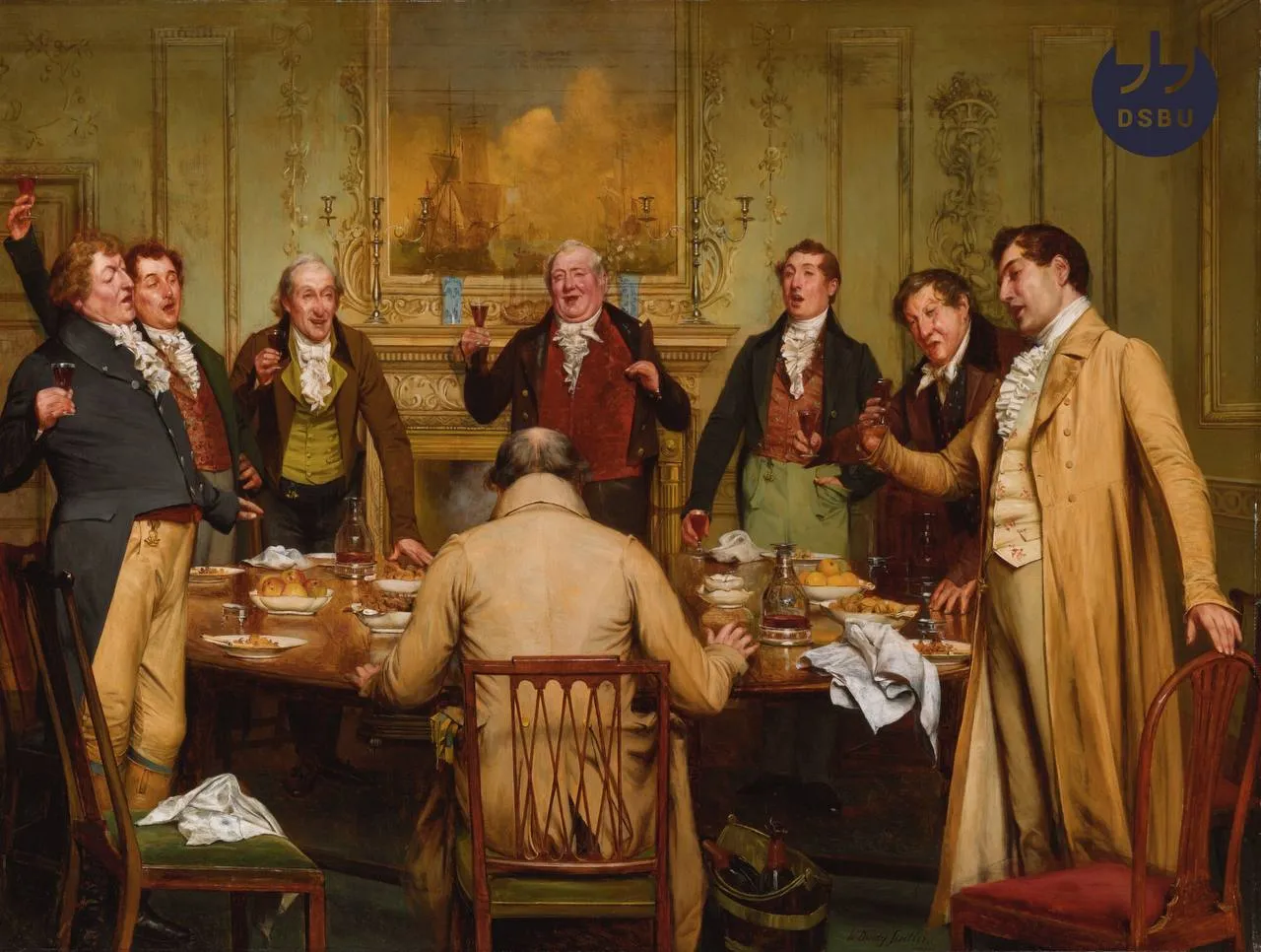 Иллюстрация: Уолтер Денди Сэдлер, “Ведь он очень хороший парень, и мы все так говорим”, до 1897г.